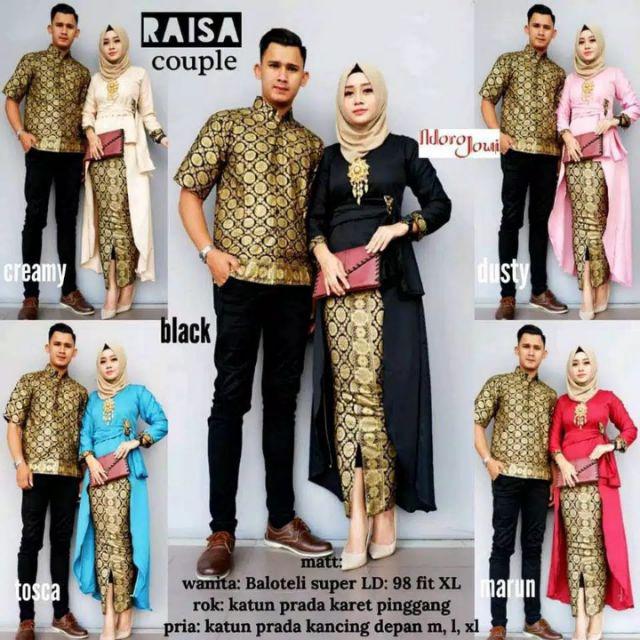 Couple Batik Raisa Prada Soegiharto