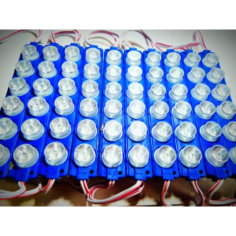 LAMPU LED 6 MATA TIMBUL 12 VOLT &quot;BIRU&quot; ECER/GROSIR