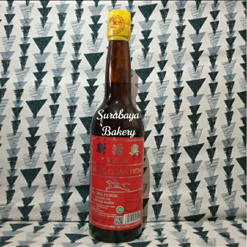 

Minyak Wijen/Sesame Oil Seng Guan Heng Racing Horse Brand 620Ml