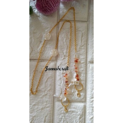 Strep masker rantai hijab 2 in 1