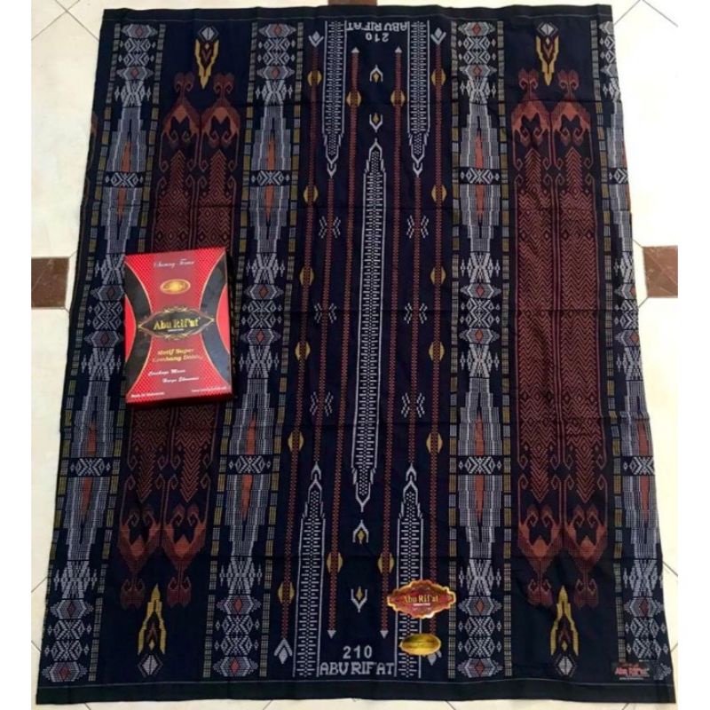 SARUNG ABU RIFAT MOTIF TAMER BAHAN RAYON MOTIF KAWUNG SONGKET