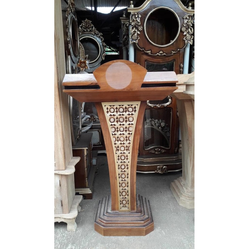 mimbar kayu jati mimbar kayu jati