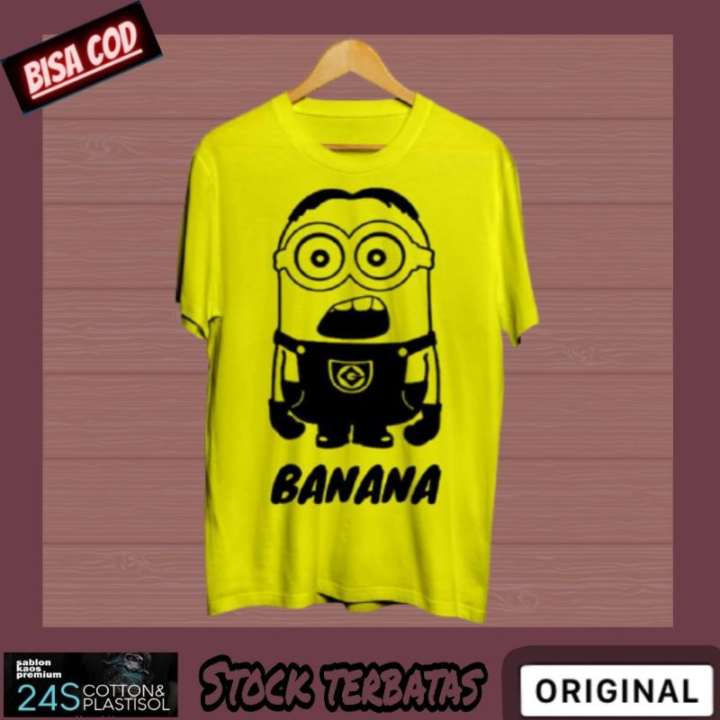 Kaos baju pakaian pria wanita cowok cewek laki laki perempuan dewasa keren minion,savage,ride with