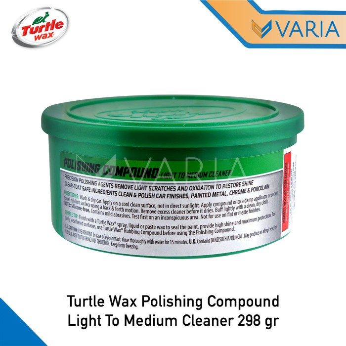 Turtle Wax Polishing Compound Light To Medium Cleaner Pasta 298 gr