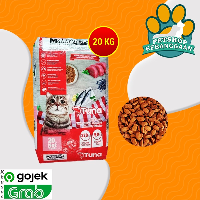 [GOSEND] Makanan Kucing Markotops 20kg