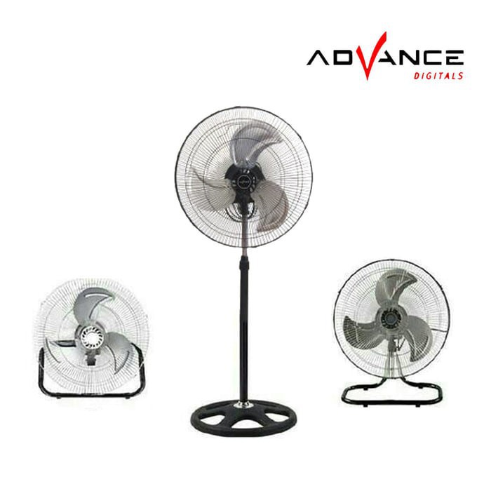 TERMURAH !!! Kipas Angin Berdiri / Industrial Fan / Kipas Tornado / Kipas besi 3 in 1 Advance TDS-18 / TDS18 18 Inch / TDS1805-5 blade