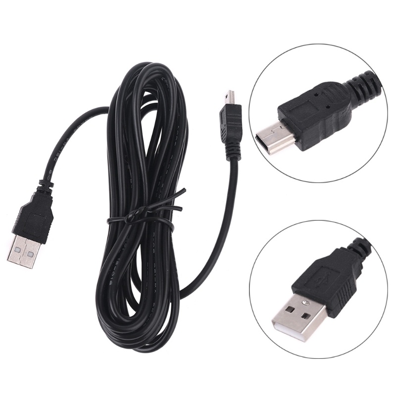 VIVI   3.5m Car Camera DVR Power Cable Charger Adapter for Dash Cam Output 5V/2A Mini Micro USB