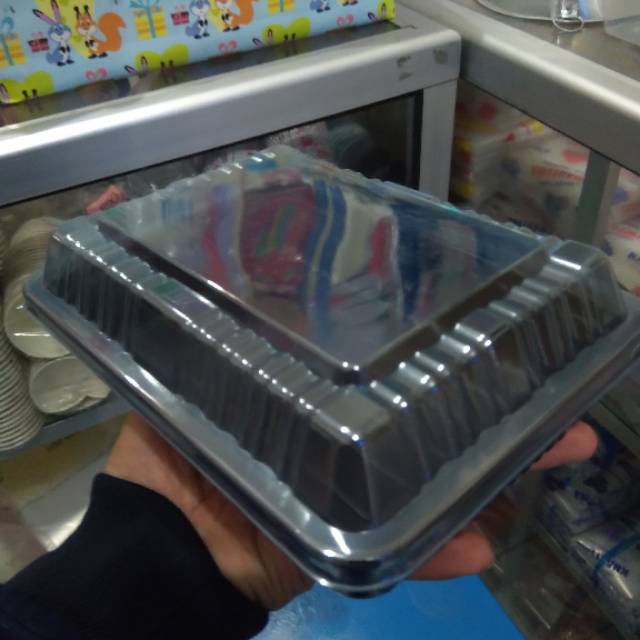 Mika kue brownis S kecil / Mika brownis M / mika brownis L tray box cokelat cake brownis bolu coklat