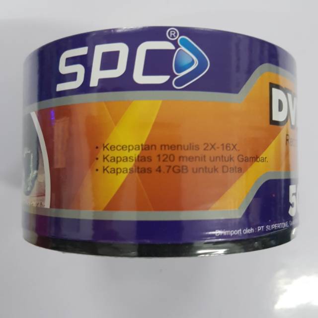 DVD BLANK DVDR SPC DVD-R SPC RESMI 50 PCS