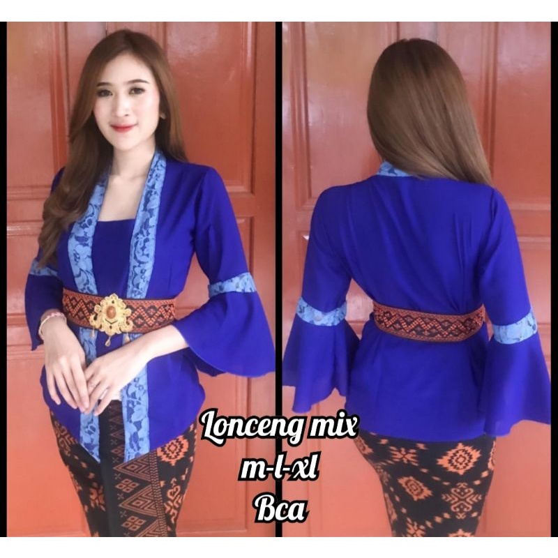 KEBAYA BALI LONCENG MIX BROKAT