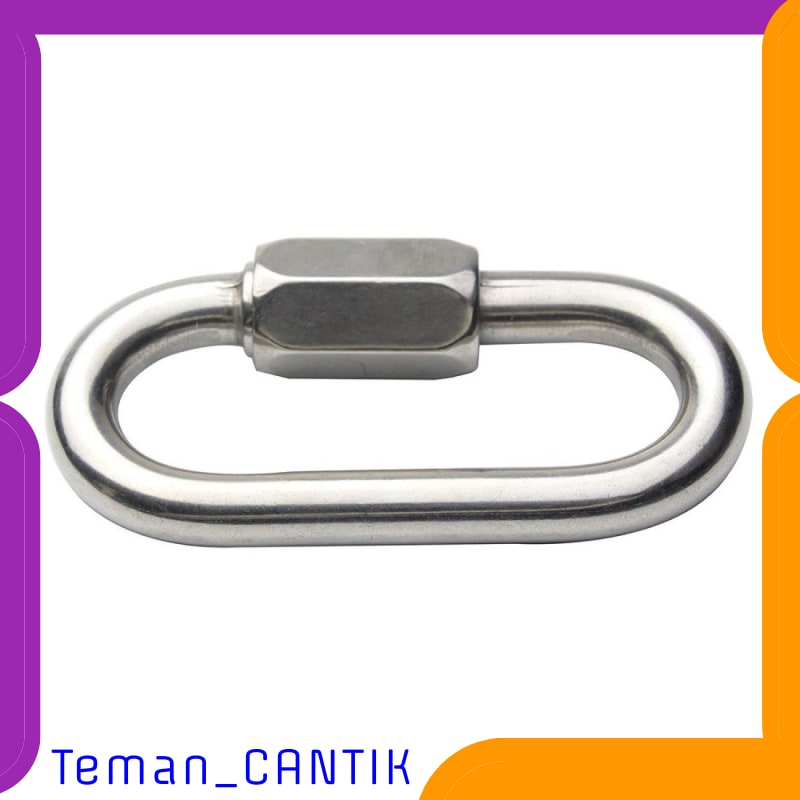 TC-ID067 XINDA KARABINER SAFETY LOCK STAINLESS STEEL - XD-8619