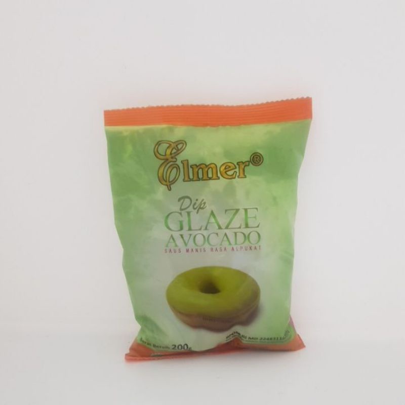

elmer dip glaze avocado