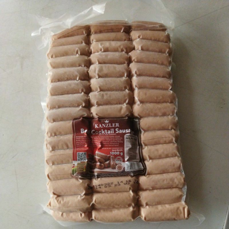 

Kanzler Beef Cocktail Sausage 1000gr