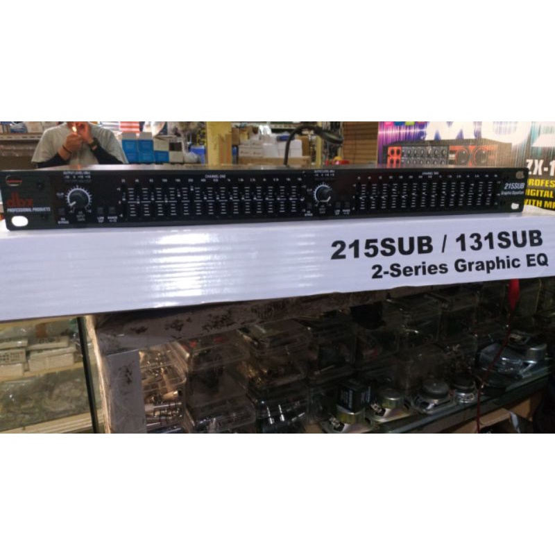 EQUALIZER DBX 215 PLUS SUB GRAPHIC EQ Equaliser + subwoofer