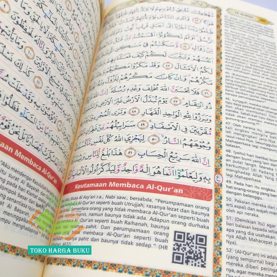 Al-Quran Bukhara B6 HC Classic Al Qur'an Tajwid dan Terjemah Dilengkapi Hadits tentang Al-Qur'an dan Amalan Harian Penerbit Syamil Quran