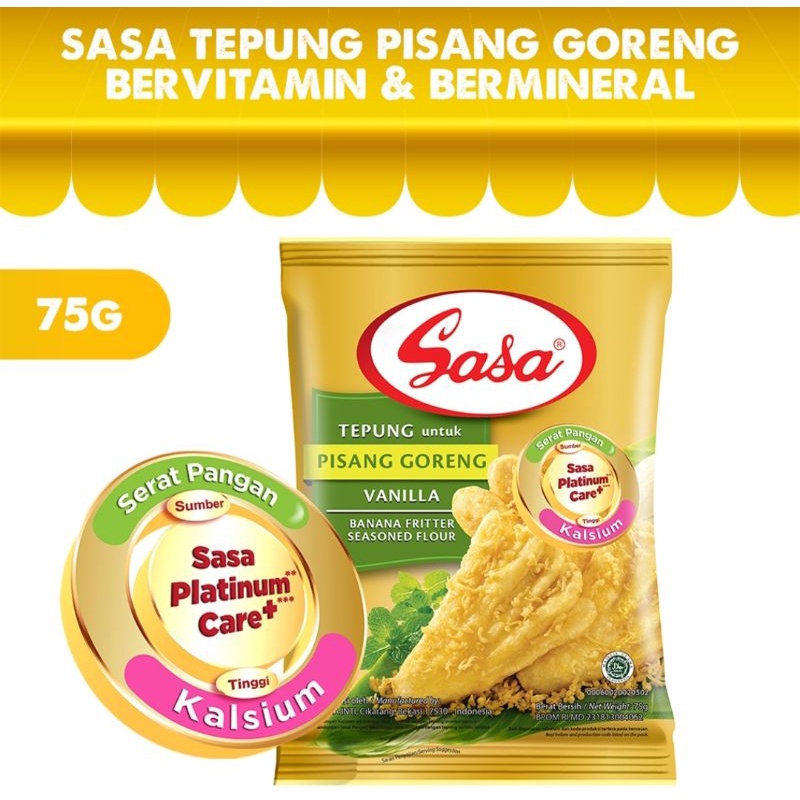 

Sasa Tepung Pisang Goreng 75gr / Sasa Tepung Bumbu