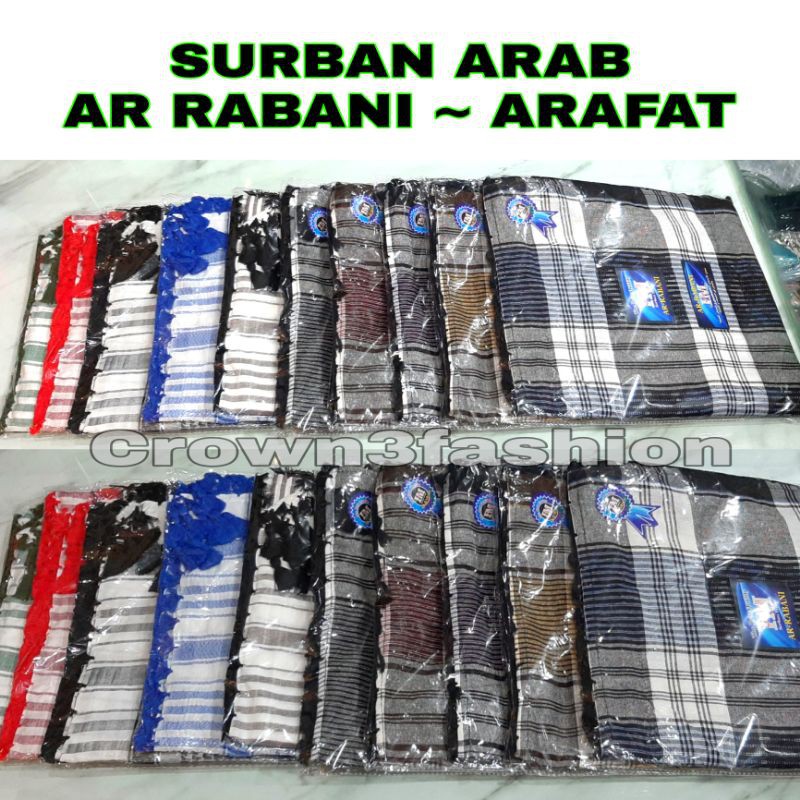 Sorban kotak rumbai ar rabani arafat tactical terbaru √COD OK