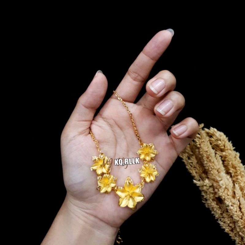 Kalung replika emas model kendari ,mewah,cantik,