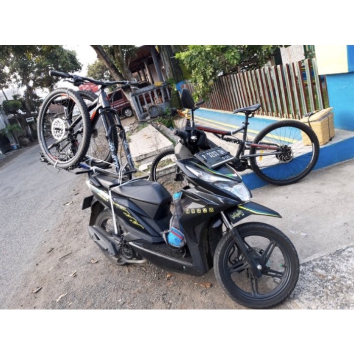 Aksesoris Sepeda - Carrier Bike Bracket Loading Sepeda Di Sepeda Motor Rak Sepeda Gunung