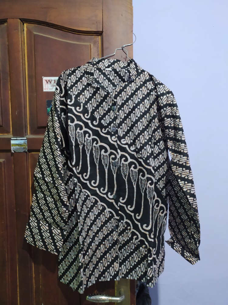 [ Terbaru ] Atasan Batik Wanita Kerja Kantor Ori Shabirah Batiksolo Blouse Blusebatik Batikmodern Xl