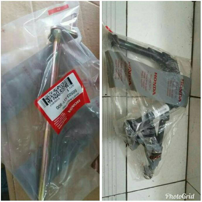 Standar Tengah Dan As Standar Vario 125 F1 Ori Hm