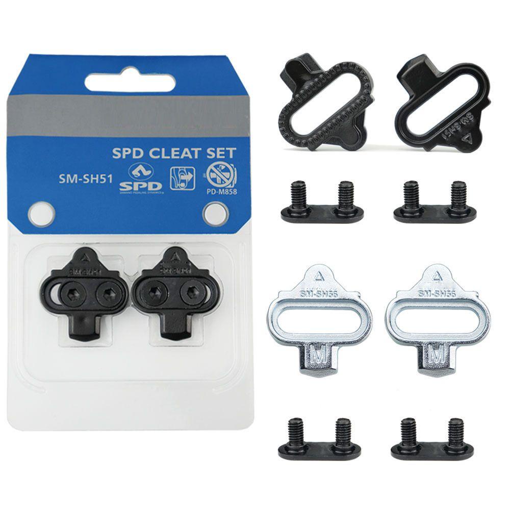 Lanfy Pedal Sepeda Cleat Sepeda Gunung MTB Pengunci Plat Kunci Pedal Aksesoris Sepatu Pedal Sepeda Cleat Self-locking Pedal Bicycle Pedal Lock Tabs