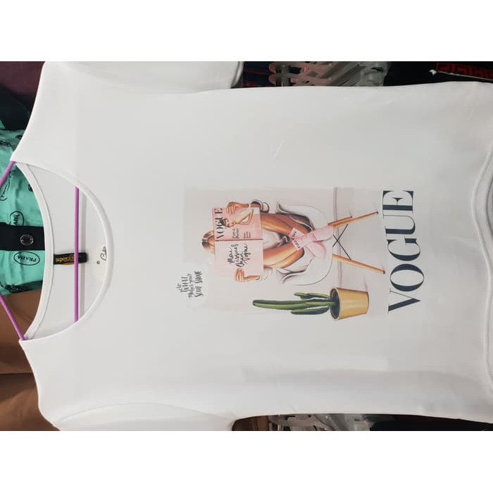 KAOS CEWEK VOGUE - SCUBA