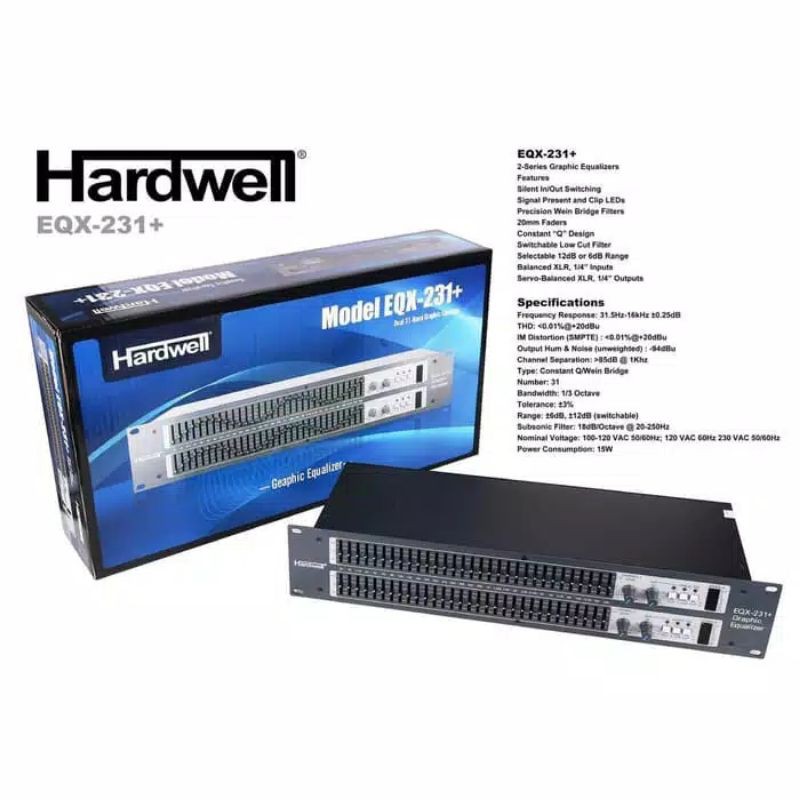 equalizer hardwell eqx-231+ eqx 231+ eqx231 original bagus murah