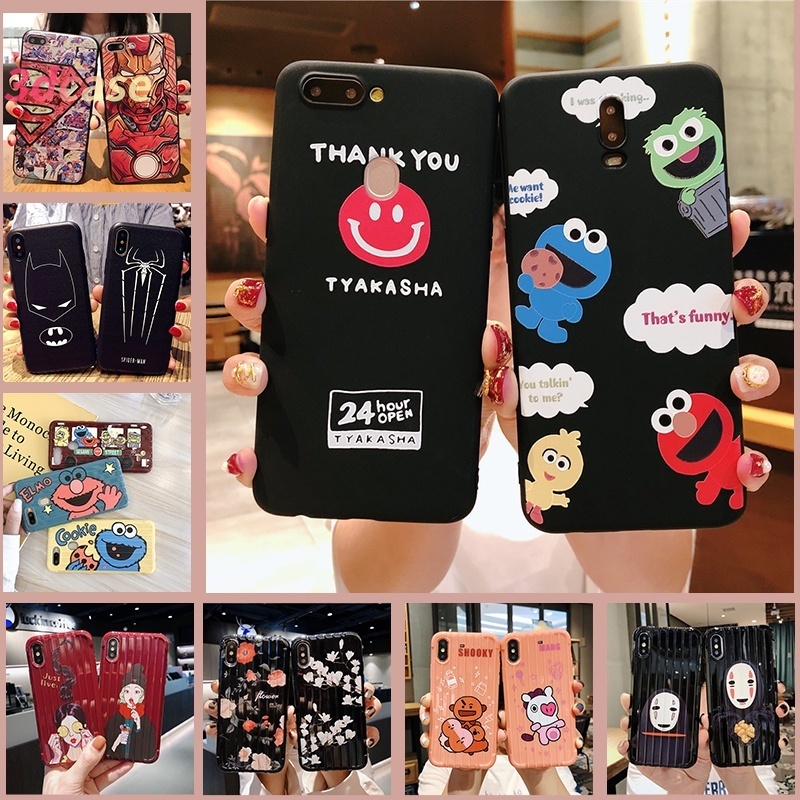 Casing Soft TPU Case iPhone 11 iPhone 8plus 7plus 6 6s Plus 8 7 iPhone XR X 11Pro Max XS MAX Cute Cartoon Silicon TPU Phone Cover