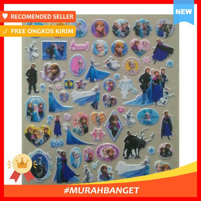 

Stiker - Sticker Anak Timbul Karakter Frozen ( 2 Pcs ) - Pengikat & Perekat