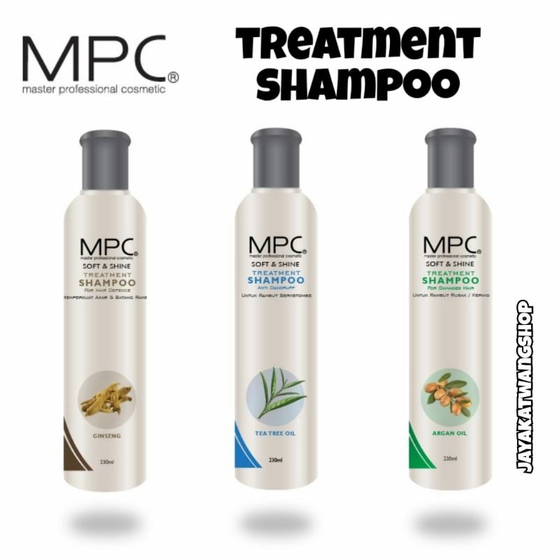 MPC SHAMPOO Soft &amp; Shine Treatment Shampoo 230ML GINSENG / TEA TREE OIL / ARGAN OIL