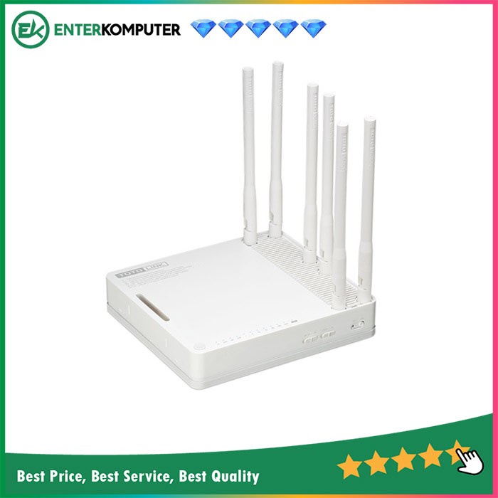 TotoLink AC1900 Wireless Dual Band Gigabit Router - A6004NS