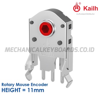 Kailh CEN981112R39 Rotary Mouse Scroll Wheel Encoder (H=11mm - 1.74mm)