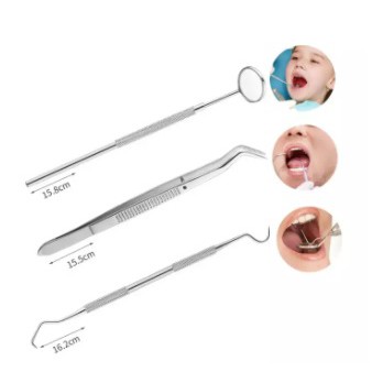 peralatan dental Pembersih kotoran karang gigi dengan Cermin 6pcs GG03