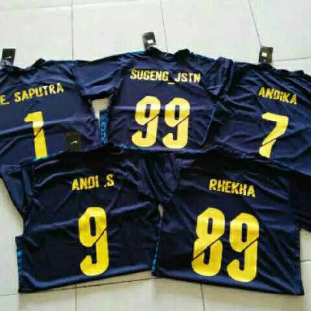 

Sablon nama & no punggung