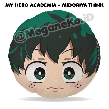 Bantal Bulat Anime My Hero Academia Boku No Hero Academia : Midoriya Izuku Plush Doll Round Plushie