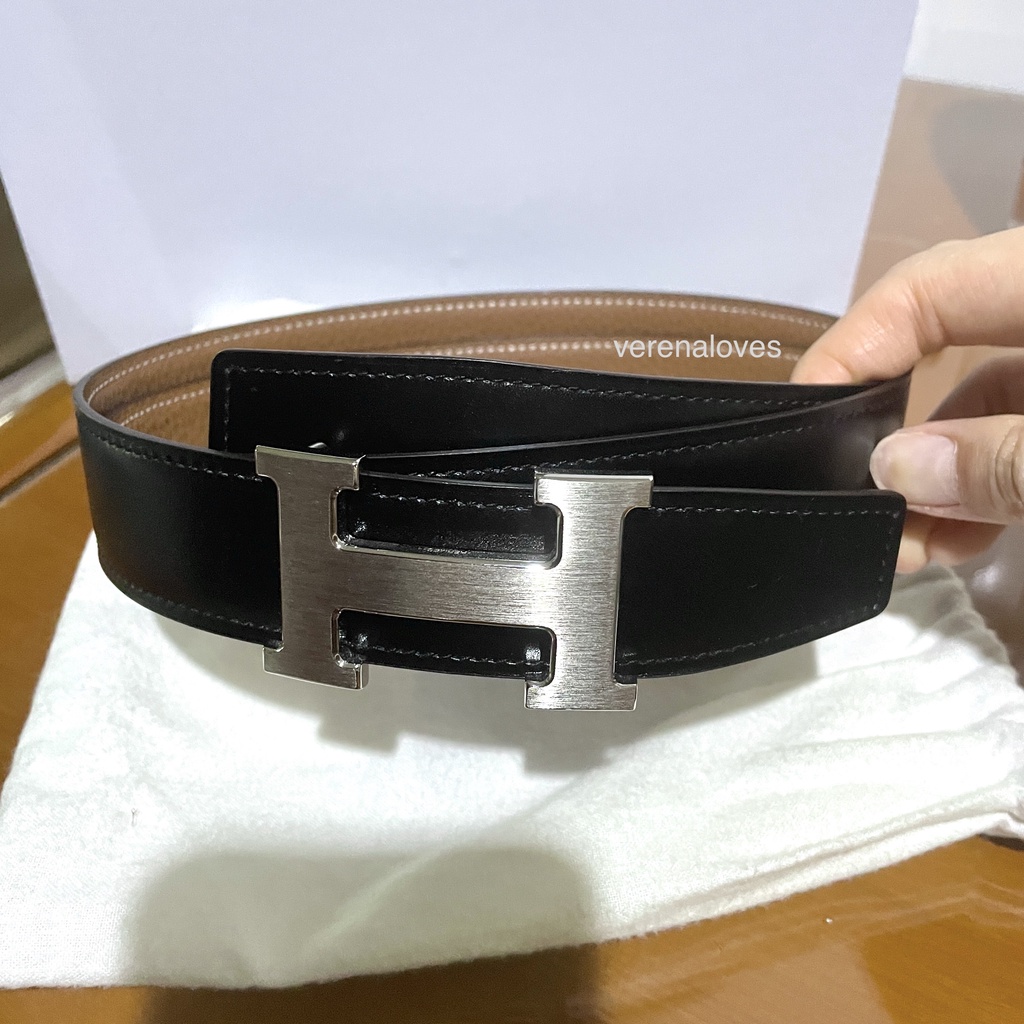 Belt Hermes Men Leather Reversible 32 mm 100% ORIGINAL