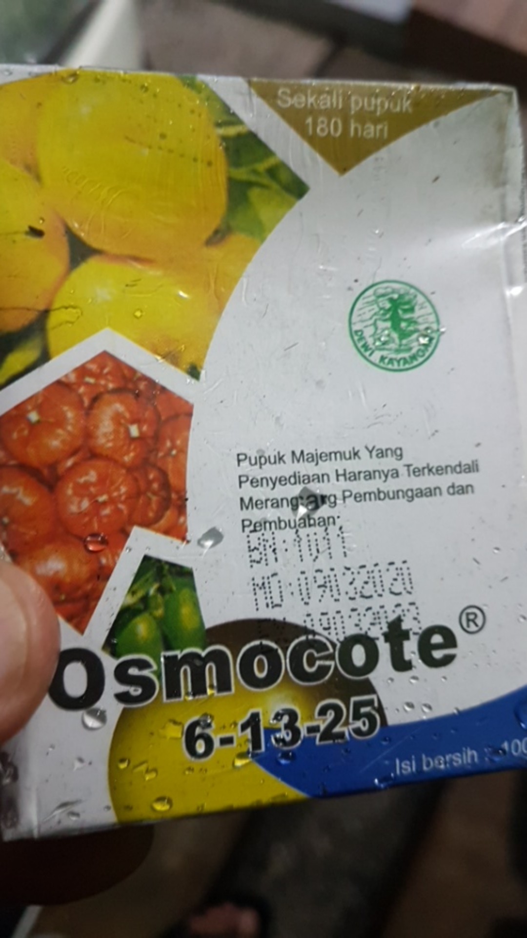 Pupuk Bunga Buah Dekastar Plus Osmocote 6-13-25 100 Gr