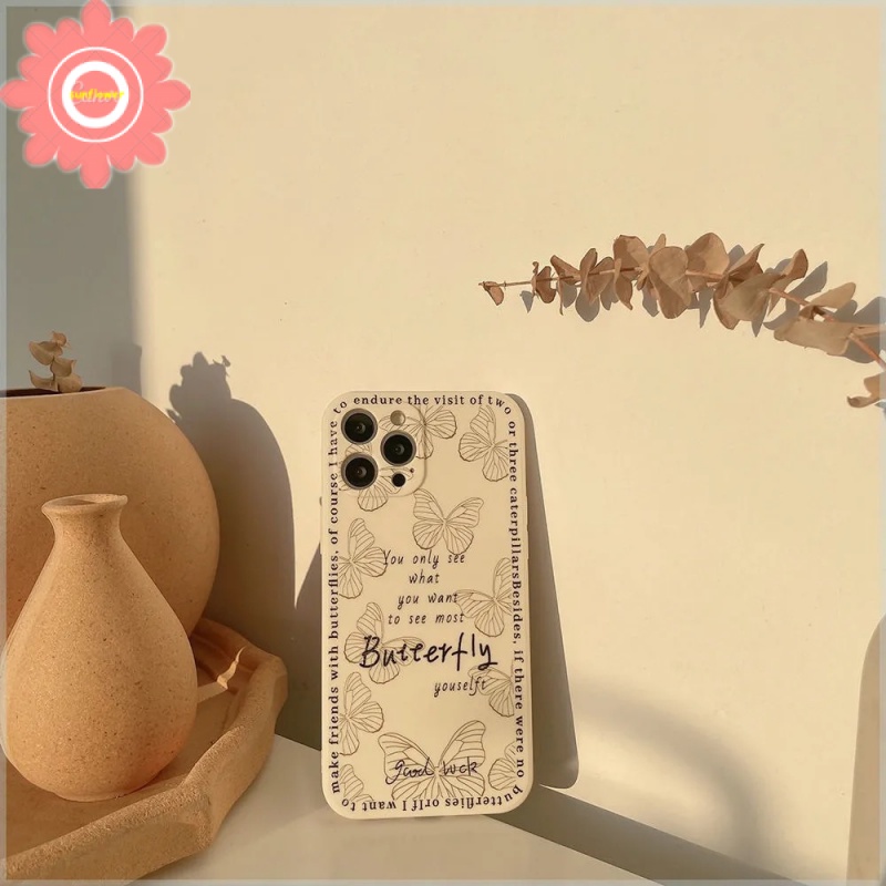 Butterfly Cute Case for Iphone Xr 7 8 6 6S Plus X Xs Max Iphone 13 12 11 Pro Max Soft TPU Back Cover