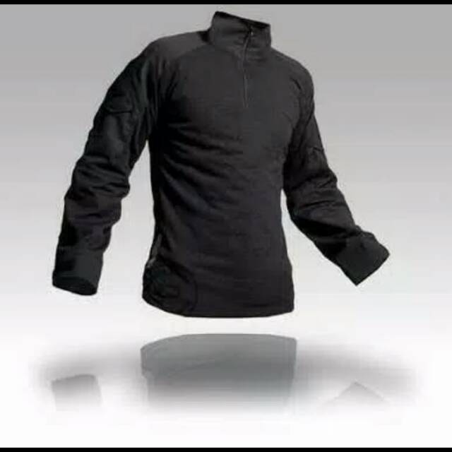 Combat shirt/kaos bdu hitam/tactical shirt