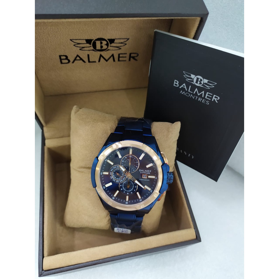 JAM TANGAN PRIA BALMER 8159-SAPHIRE GLASS ORIGINAL GARANSI RESMI