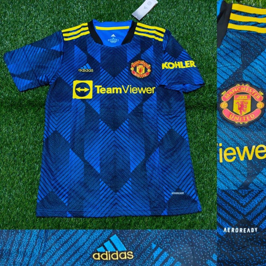 JERSEY SEPAK BOLAFUTSAL MU. 3RD 2021-2022 GRADE ORI