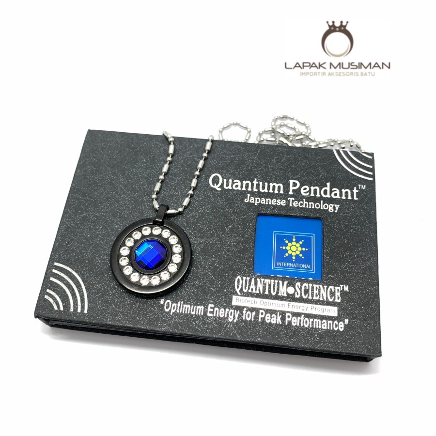 [Bayar Di Tempat] Kalung Kesehatan Pendant Quantum Pria Wanita Model Keren LM