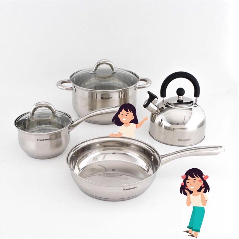 Panci Stainless set Kangaroo