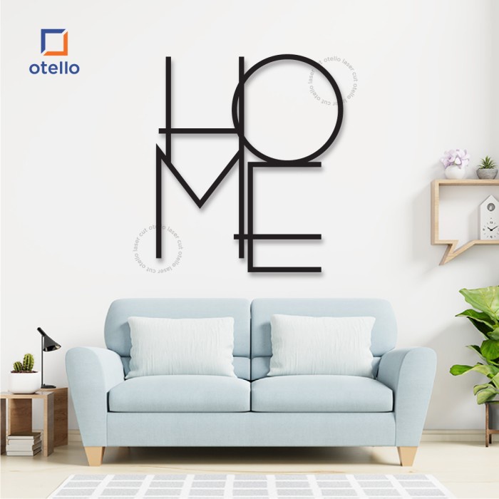 Home Hiasan Dinding Rumah Wall Sticker Akrilik Stiker Timbul Dekorasi