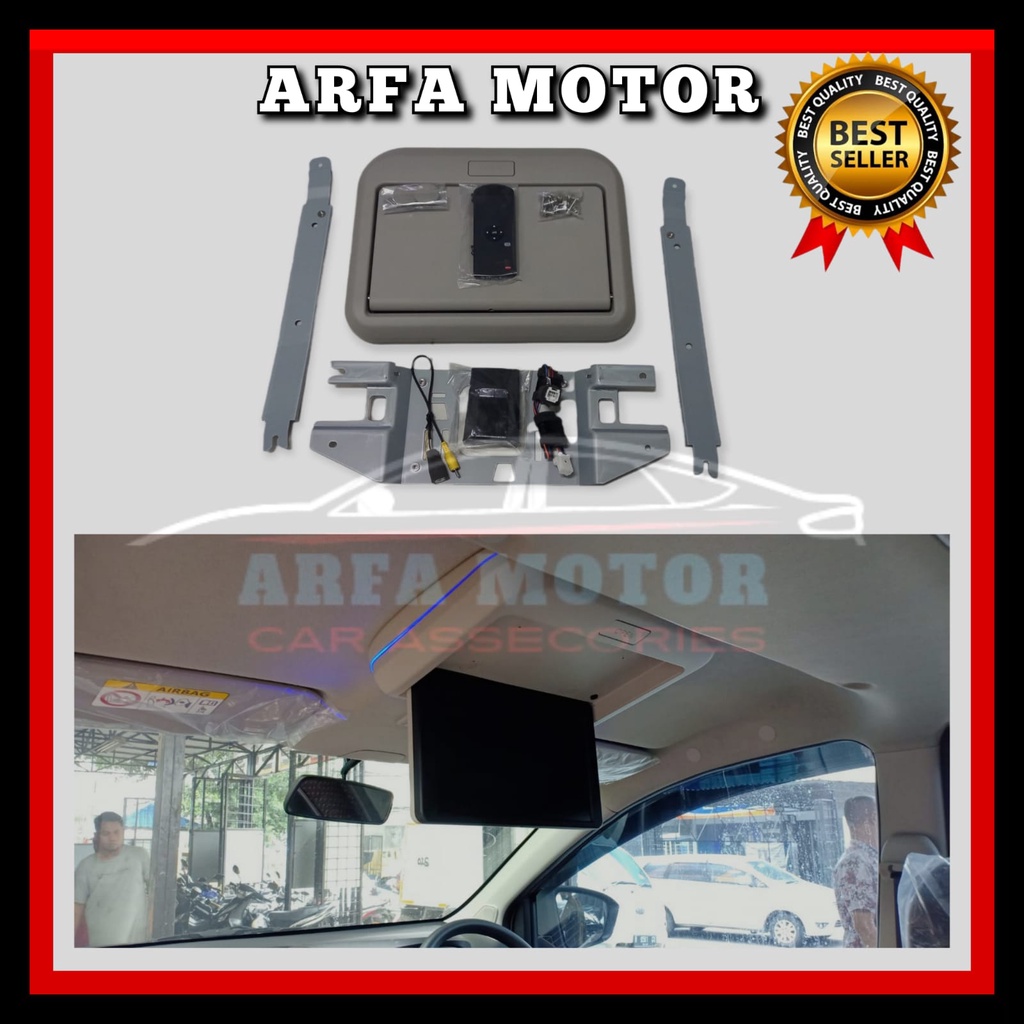 Tv Roof Plafon Nissan Tera Universal Monitor Plafon Nissan Tera 12 inch