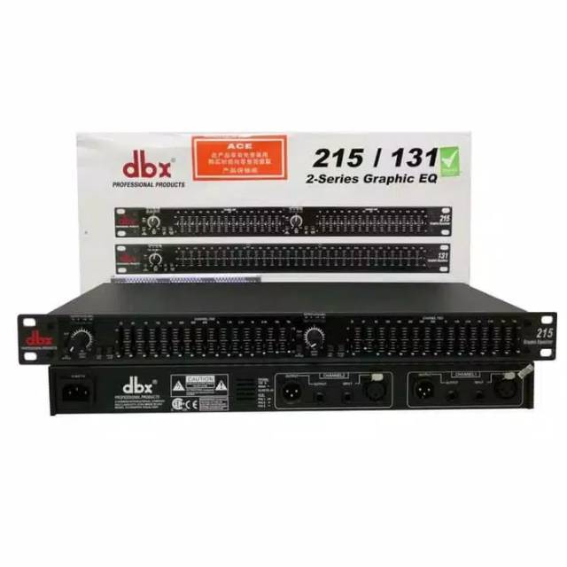 DBX Equalizer DBX 215 kw1