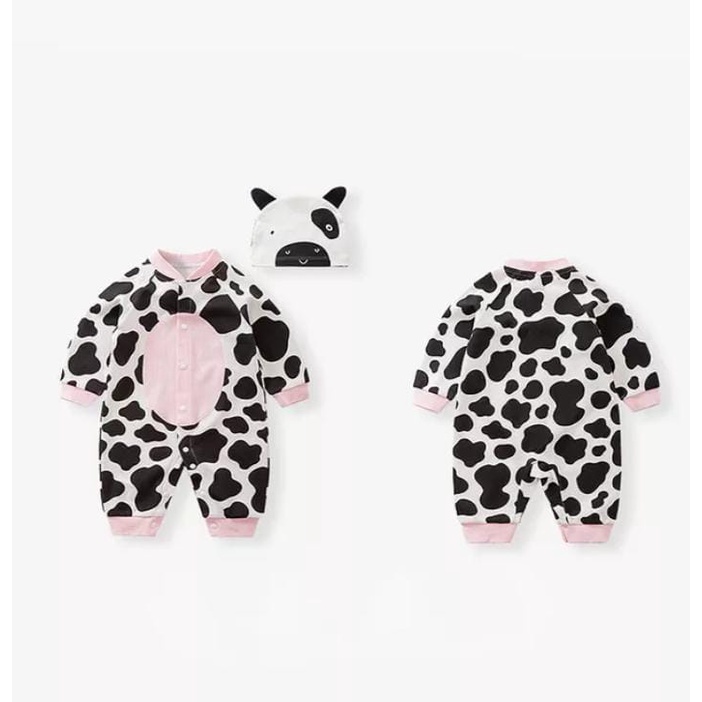 [COD] Jumper bayi perempuan motif sapi / baju bayi perempuan lucu karakter/Babylovanta