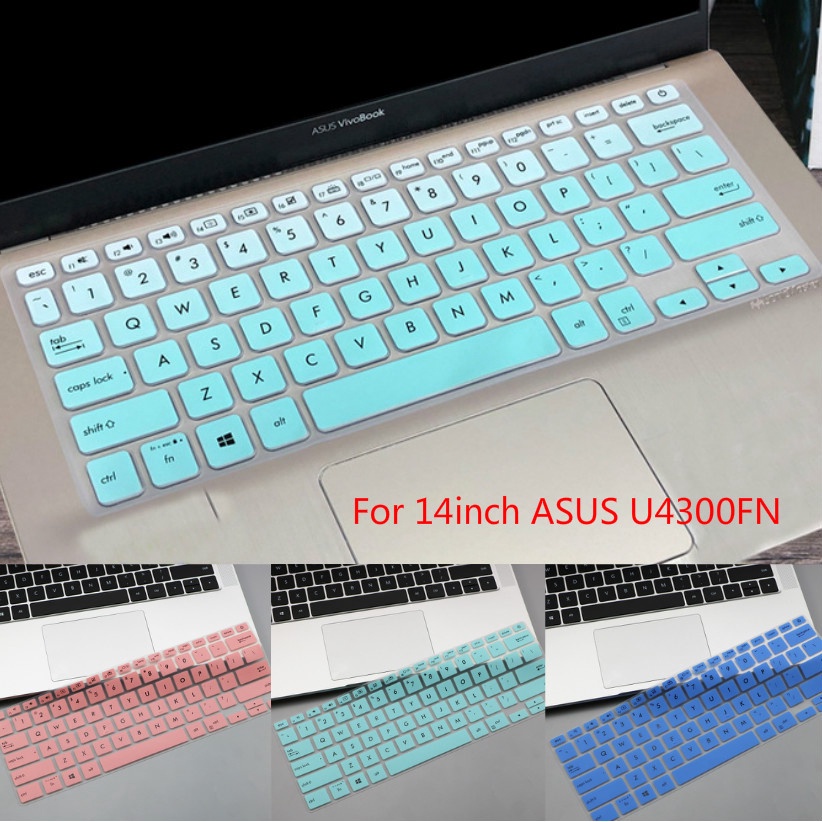 For 14inch ASUS U4300FN Soft Ultra-thin Silicone Laptop Keyboard Cover Protector