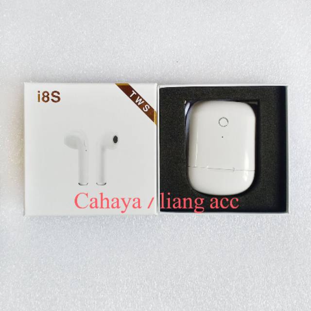 EARPHONE HEADSET BLUETOOTH I8S WIRELESS